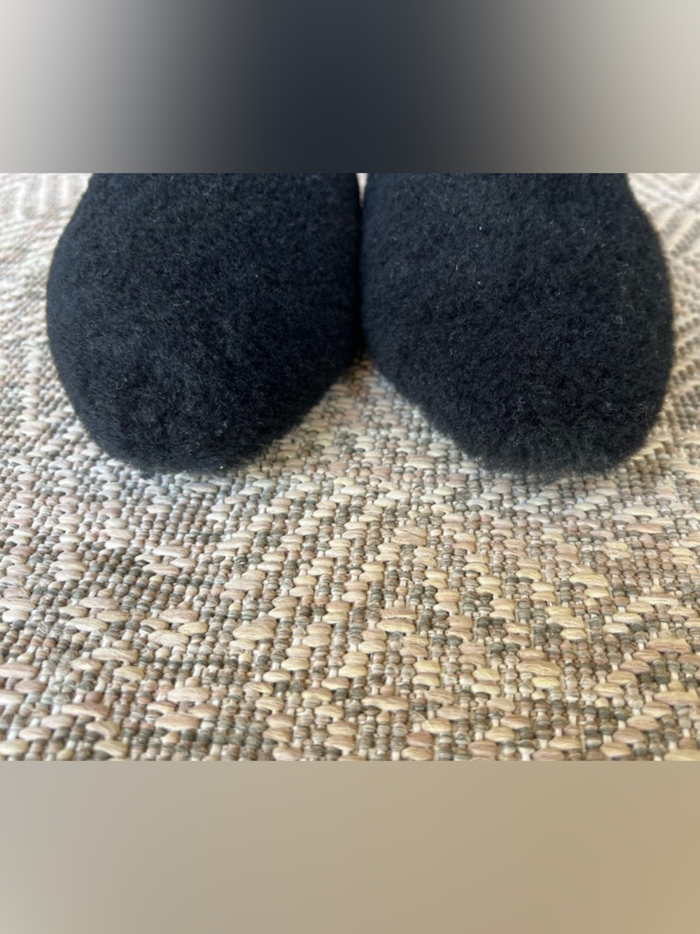 Jenni Kayne Shearling Black‎ Slip On Mules Fuzzy Womens EU 38 US 7.5 8 - Picture 4 of 10